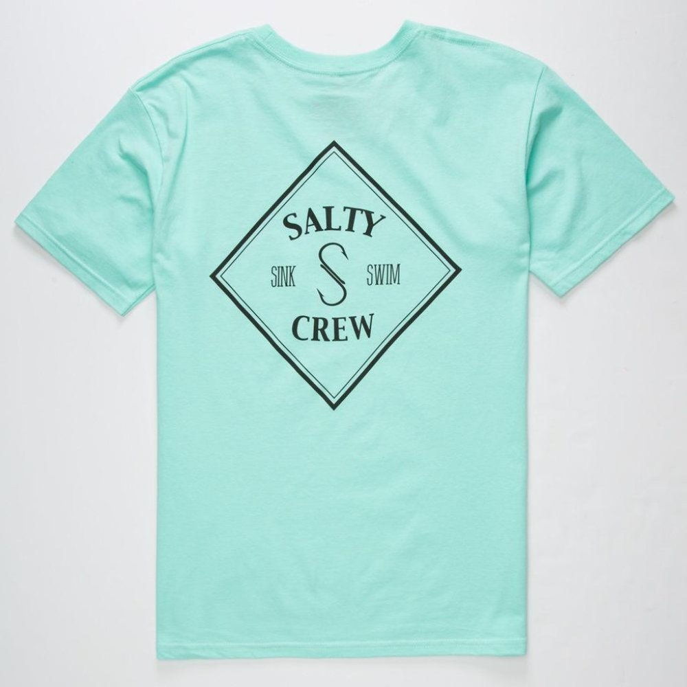 Salty Crew - Sink or Swim Aqua Blue Tee